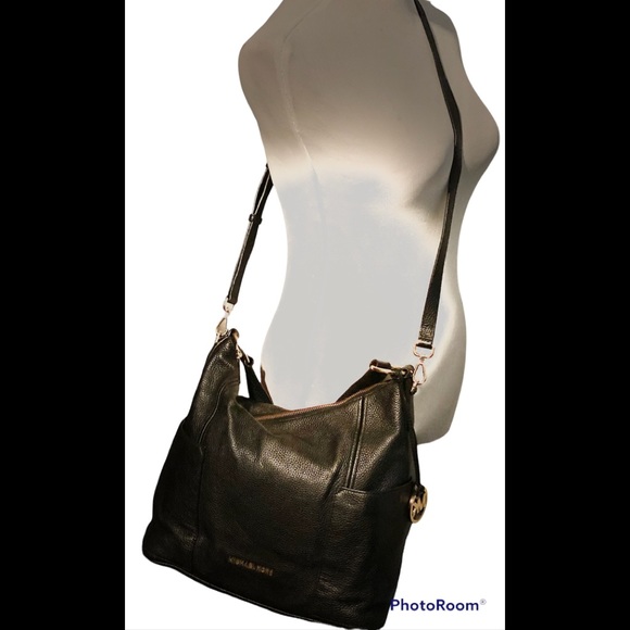 Michael Kors | Bags | Michael Kors Black Butter Soft Leather Purse ...